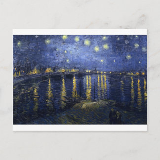 Van Gogh Paintings: Starry Night Van Gogh Rhone Vykort