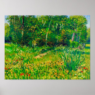 Van Gogh-parken i Asnières om våren Poster