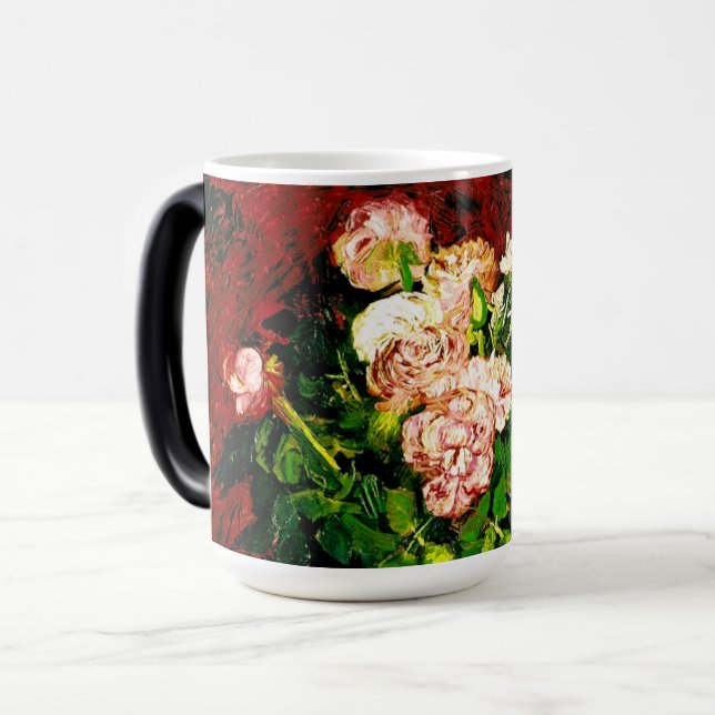 Van Gogh Peonies och Ro Magisk Mugg (Framsida vänster)