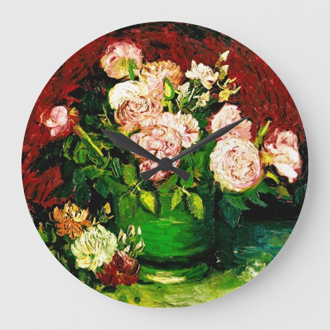 Van Gogh Peonies och Ro Stor Klocka (Framsida)