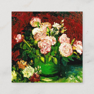Van Gogh Peonior och Rosor Tilläggskort
