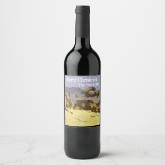 Van Gogh Personlig Vin-etikett Vinflaska Etikett