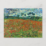 Van Gogh - Poppy Fält, berömd-målning, Vykort<br><div class="desc">Vallmo Fält,  färglös målning av Vincent van Gogh</div>