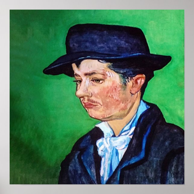 Van Gogh Porträtt av Armand Rouin Poster (Framsidan)