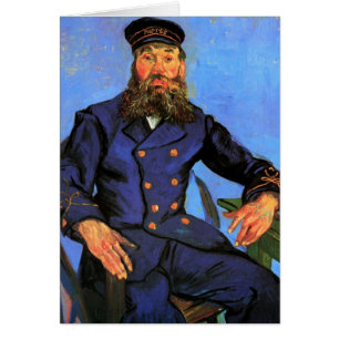 Van Gogh, Porträtt av brevbäraren Joseph Roulin Hälsningskort