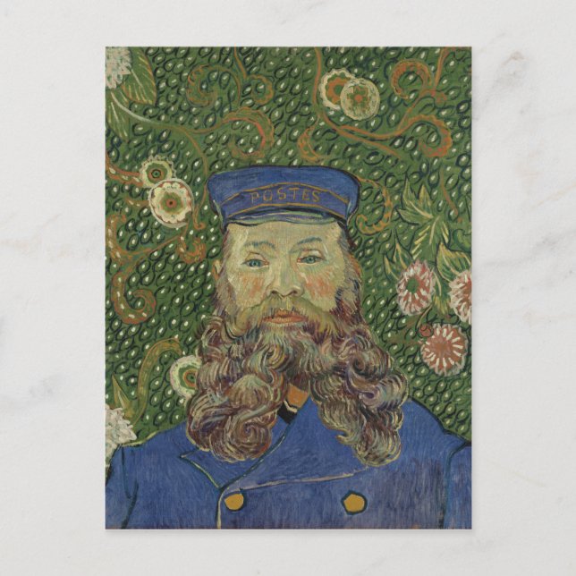 Van Gogh | porträtt av brevbäraren Joseph Roulin Meddelande Vykort (Framsida)