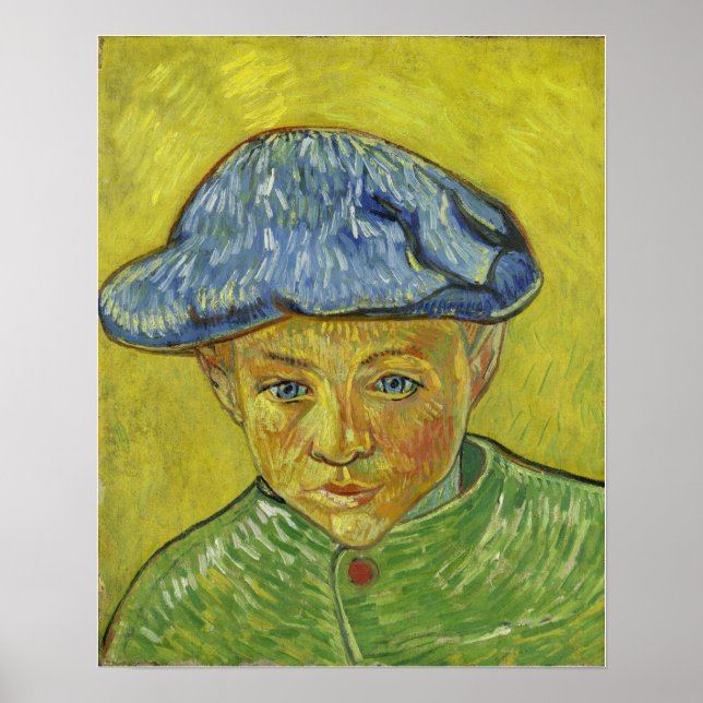 Van Gogh - Porträtt av Camille Roulin Poster (Framsidan)