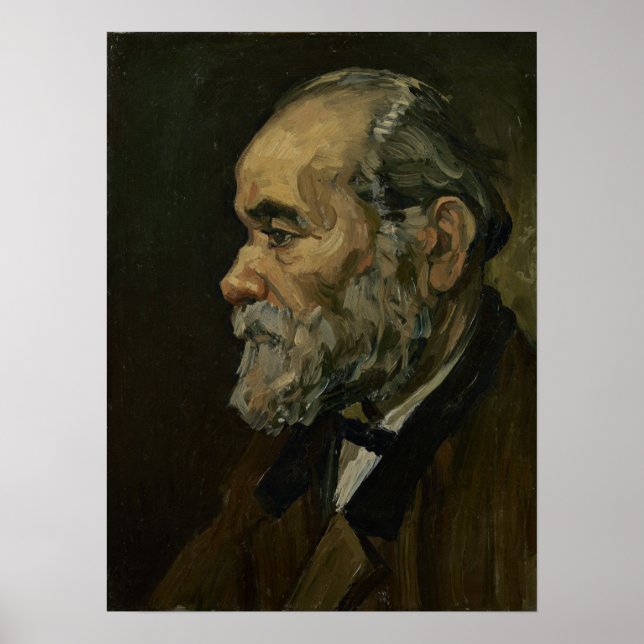 Van Gogh - Porträtt av en gammal man Poster (Framsidan)