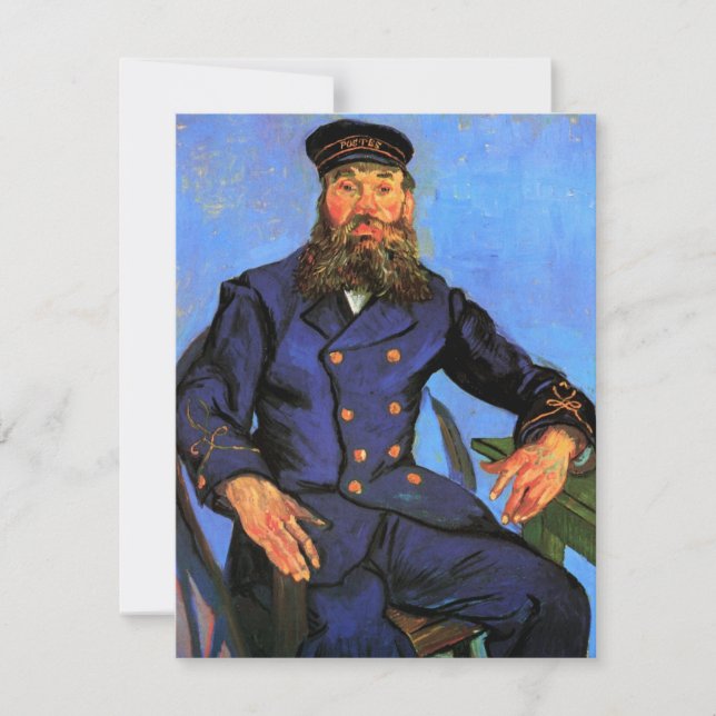 Van Gogh, Porträtt från Postman Joseph Roulin (Framsida)