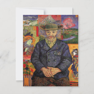 Van Gogh, Porträtt i Père Tanguy, Vintage Art