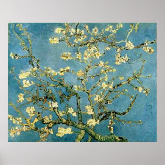 Van Gogh Poster Almond Blommar