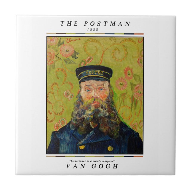 Van Gogh | Postman Kakelplatta (Framsidan)