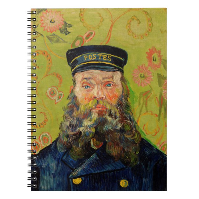 Van Gogh Postman. Porträtt-konst Anteckningsbok (Framsidan)
