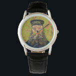 Van Gogh Postman. Porträtt-konst Armbandsur<br><div class="desc">Vakten "The Postman (Joseph Roulin)",  Van Gogh.</div>