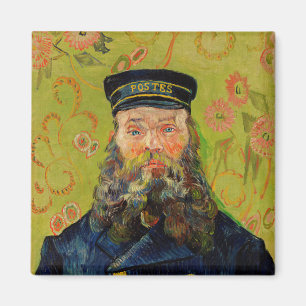 Van Gogh Postman. Porträtt-konst Magnet