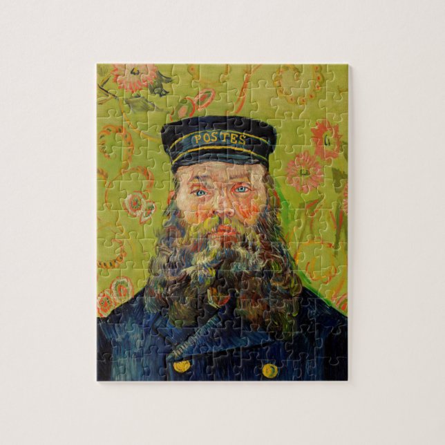 Van Gogh Postman. Porträtt-konst Pussel (Vertikal)