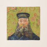 Van Gogh Postman. Porträtt-konst Sjal<br><div class="desc">Van Gogh "The Postman (Joseph Roulin)" scarf.</div>