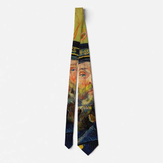 Van Gogh Postman. Porträtt-konst Slips (Baksida)