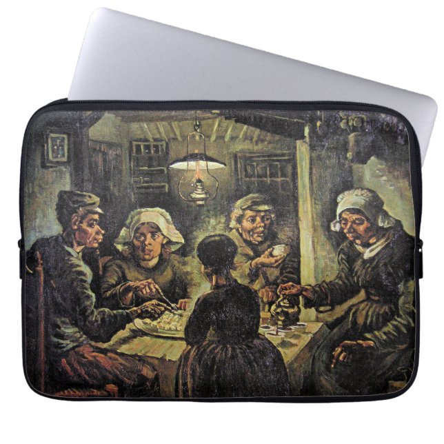 Van Gogh - Potatisätarna Laptop Fodral (Framsidan)