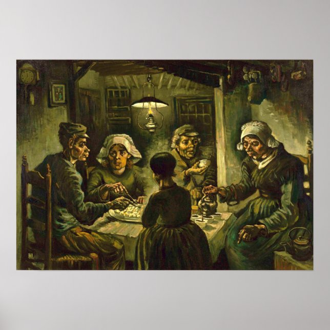 Van Gogh - Potatisätarna Poster (Framsidan)