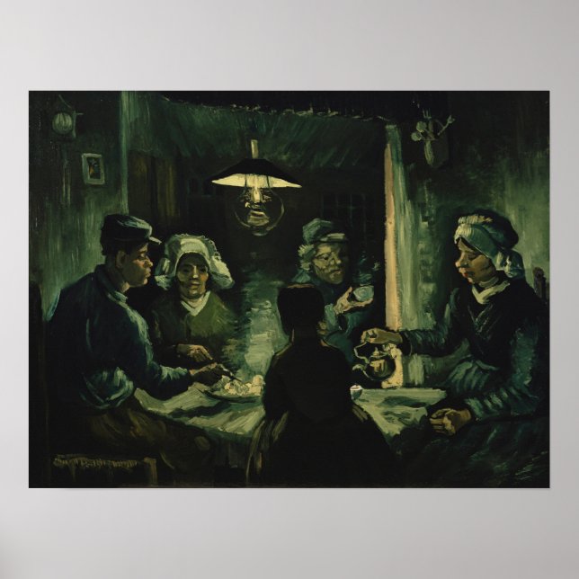 Van Gogh - Potatisätarna Poster (Framsidan)