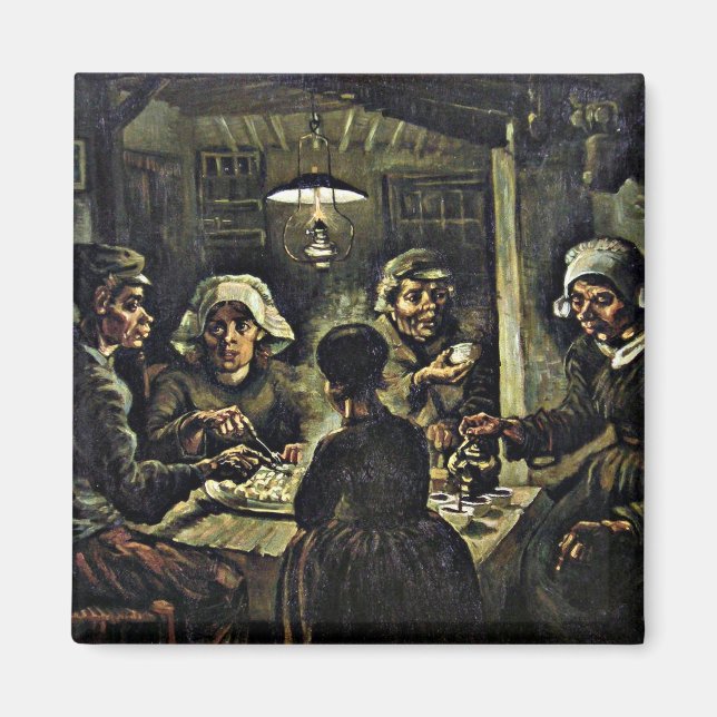 Van Gogh - Potato Eaters Magnet (Framsidan)