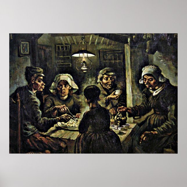 Van Gogh - Potato Eaters Poster (Framsidan)