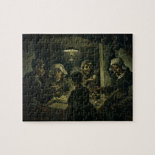 Van Gogh Potetätaren  Pussel (Horisontell)