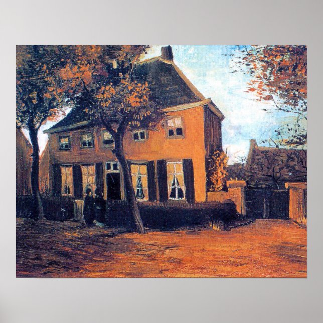 Van Gogh - Prästgården i Nuenen Poster (Framsidan)