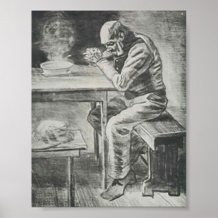 Van Gogh - Prayer före måltiden Poster