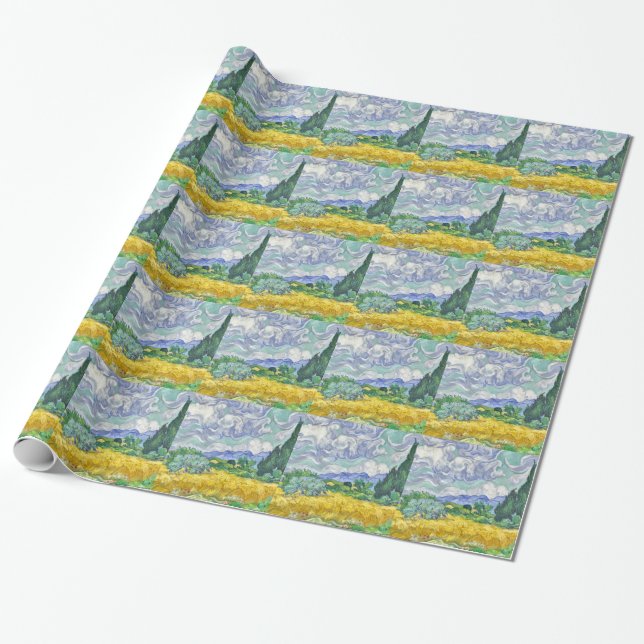 Van gogh presentpapper (Utrullad)