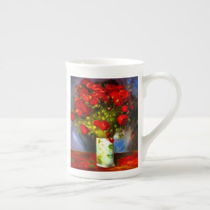 Van Gogh Red Poppies Benporslin Mugg