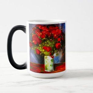 Van Gogh Red Poppies Magisk Mugg