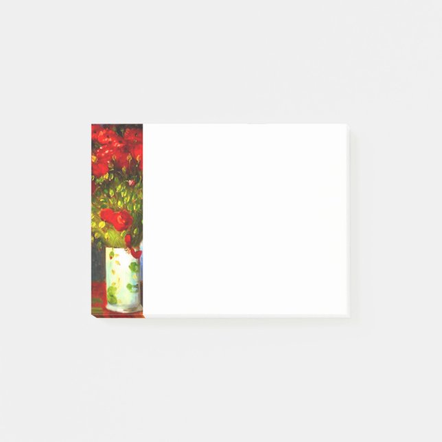Van Gogh Red Poppies Post-it Block (Framsida)