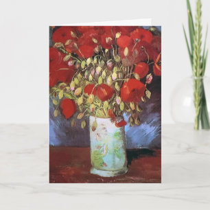 Van Gogh Red Poppies Tack Kort