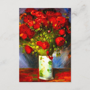 Van Gogh Red Poppies Tilläggskort