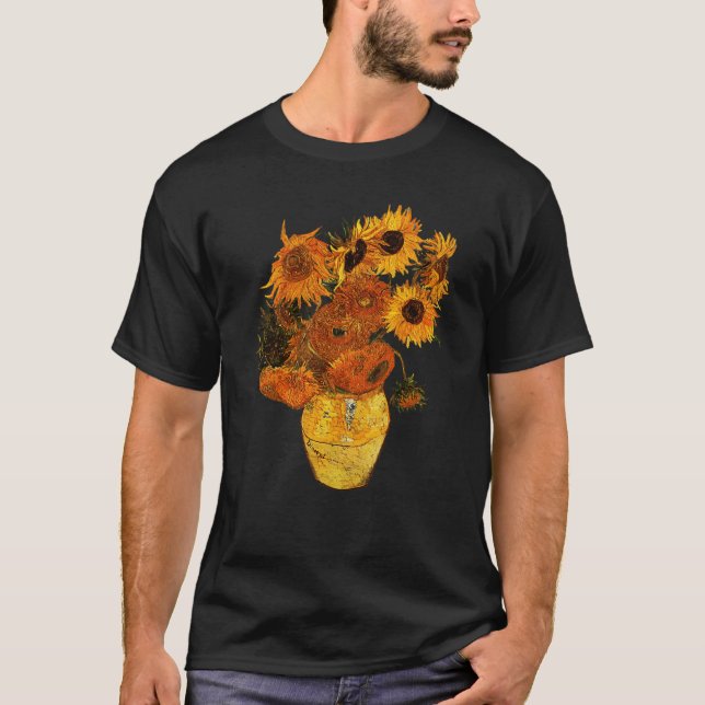 Van Gogh retro T Shirt (Framsida)