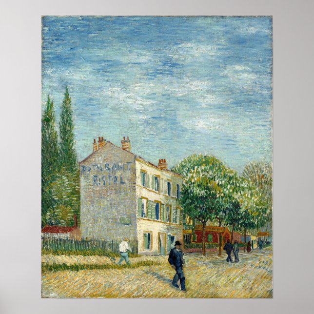 Van Gogh - Rispal-restaurangen i Asnieres Poster (Framsidan)