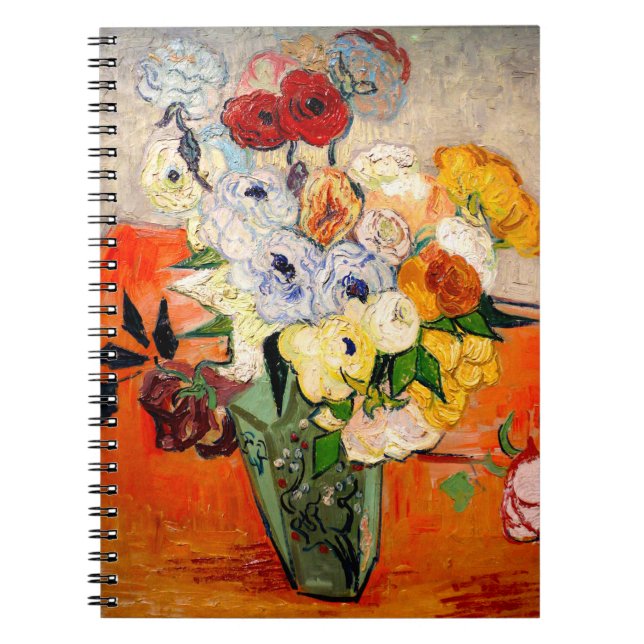 Van Gogh Ro och Anemones Anteckningsbok (Framsidan)