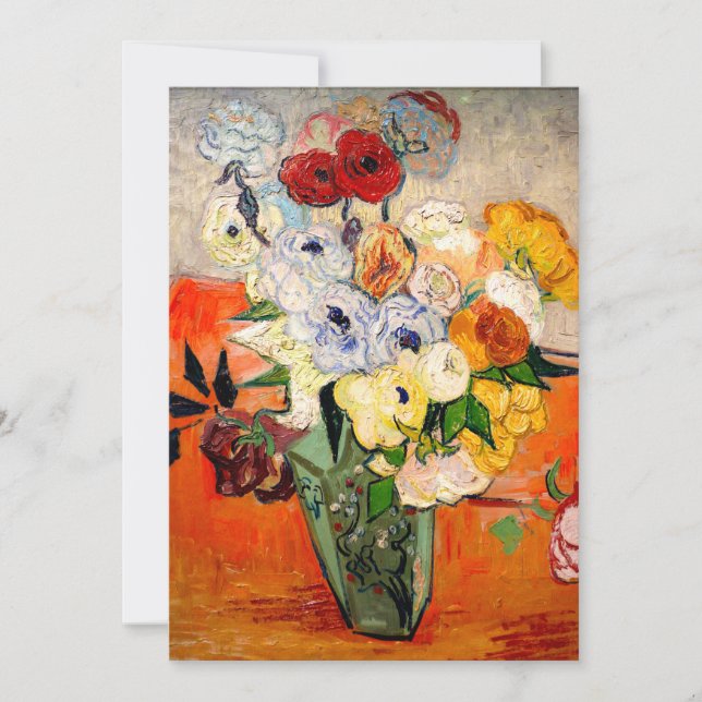 Van Gogh Ro och Anemones Inbjudningar (Framsida)
