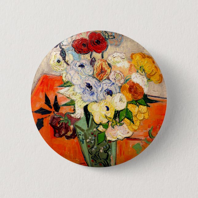 Van Gogh Ro och Anemones Knapp (Framsida)