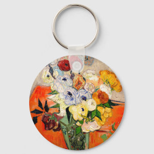 Van Gogh Ro och Anemones Nyckelring