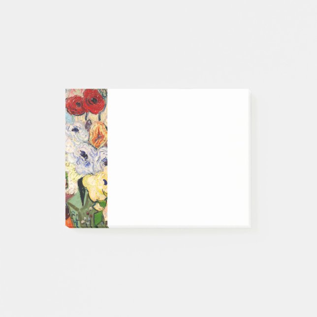 Van Gogh Ro och Anemones Post-it Block (Framsida)