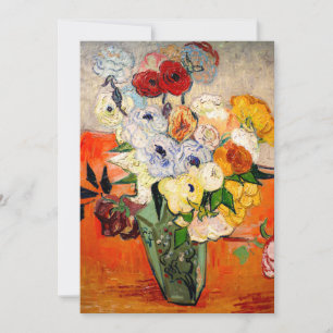 Van Gogh Ro och Anemones Spara Datumet
