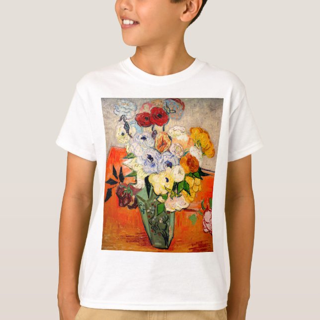 Van Gogh Ro och Anemones T Shirt (Framsida)