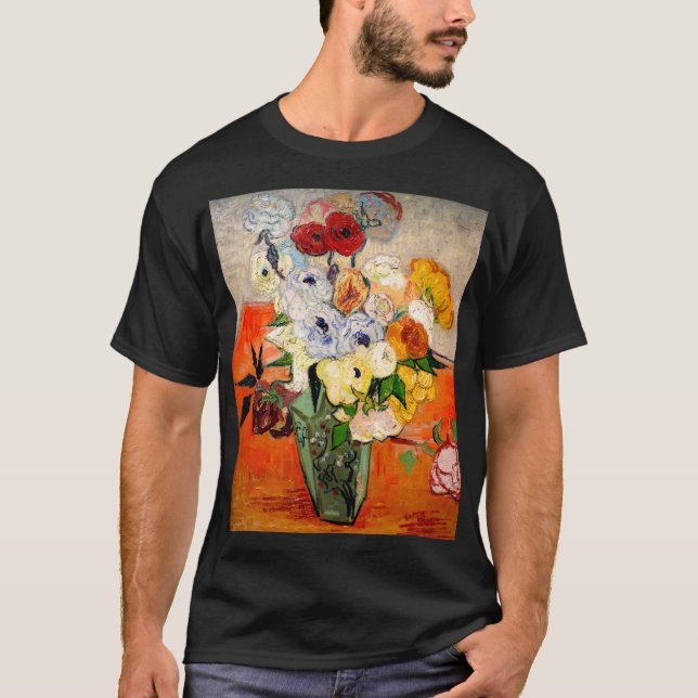 Van Gogh Ro och Anemones T Shirt (Framsida)
