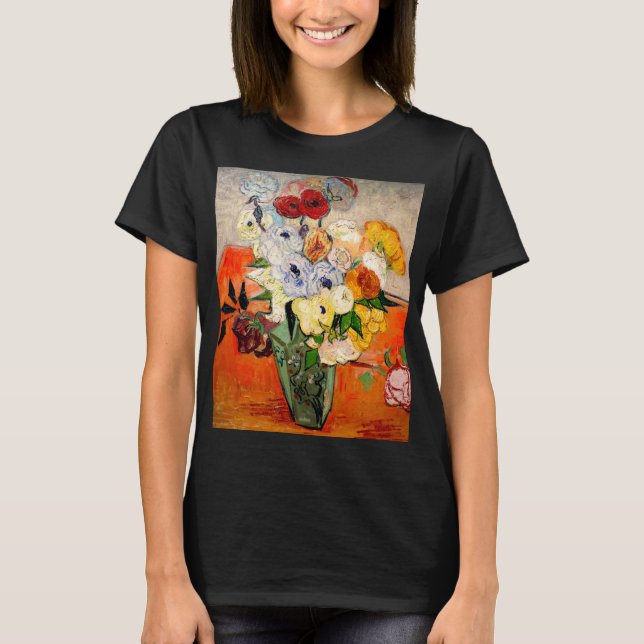 Van Gogh Ro och Anemones T Shirt (Framsida)