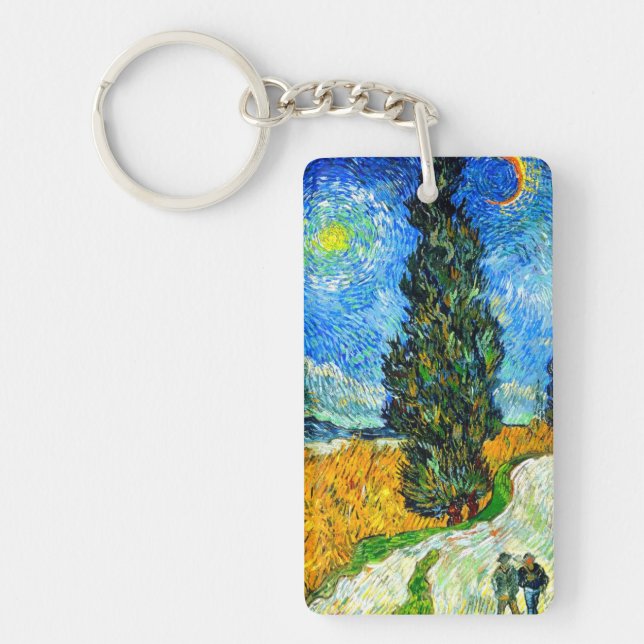 Van Gogh Road med Cypress och Star (Framsidan)