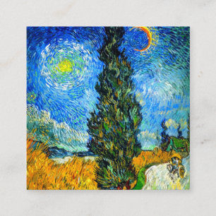 Van Gogh Road med Cypress och Star Tilläggskort