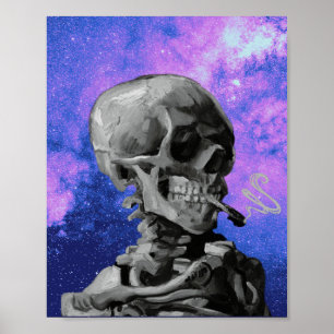 Van Gogh-rökning Skeleton har blivit uppslitad med Poster